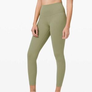 lululemon athletica Olive Green Align Leggings 28” Length Size 6